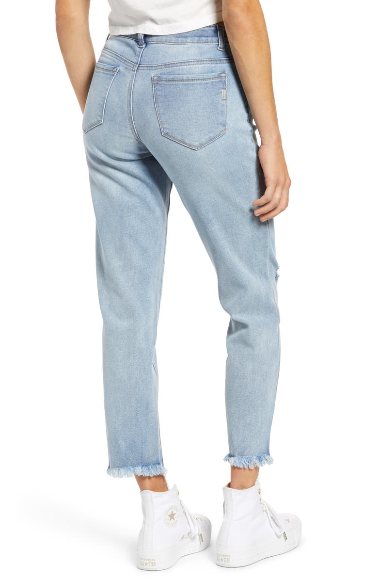 RE:DENIM Rigid-Look Girlfriend Jeans