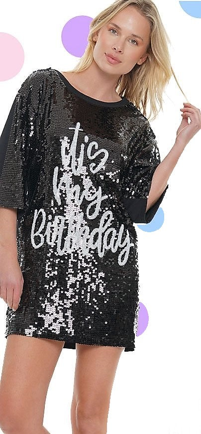 It's My Birthday Sequin Dress – Le'Ethan