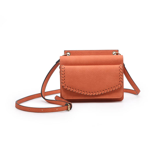 Evelyn Crossbody/Wallet w/ Whipstitch Detail
