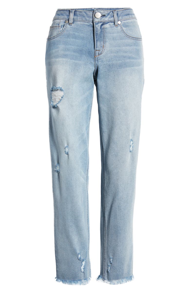 1822 Denim RE:DENIM Rigid-Look Girlfriend Jeans